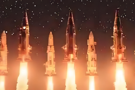 伊朗庆祝战胜以 发导弹齐射视频 