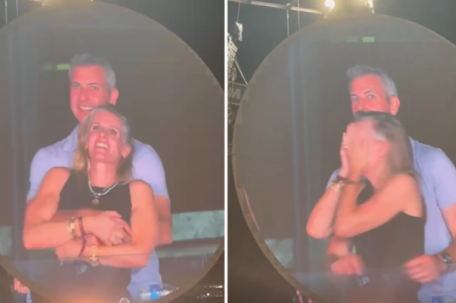 CEO演唱会搂抱HR被拍 曝两人已停职