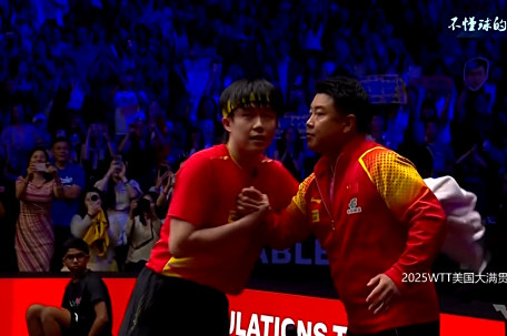 张本智和对阵王楚钦已8连败