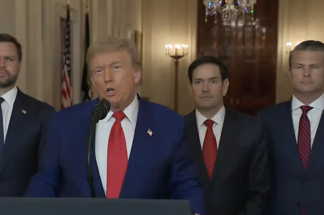 特朗普发表讲话：已彻底摧毁伊核设施