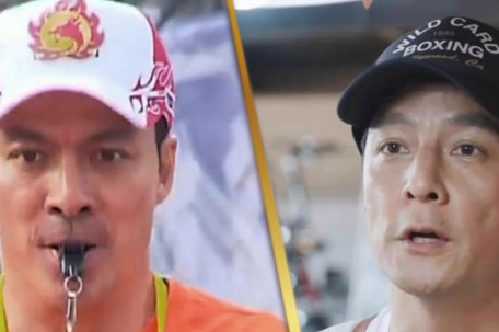 佛山龙舟赛鼓手神似吴彦祖