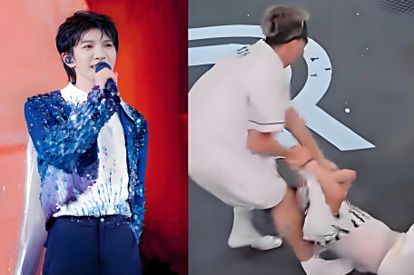 周深回应录制《奔跑吧》遭拖拽