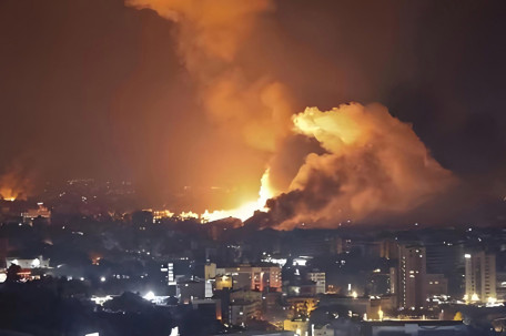 摩萨德总部陷火海 德黑兰多地被毁