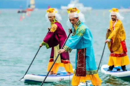 深圳海面到处是龙王