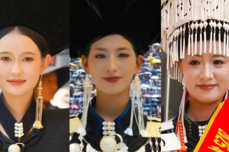 火把节选美 25岁彝族姑娘摘金