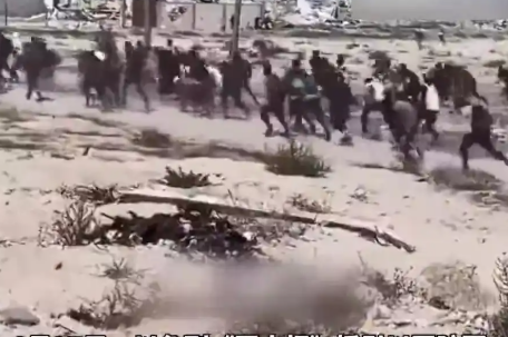 曝以军射杀加沙难民如同《鱿鱼游戏》 