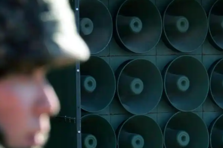 韩国军方停止对朝鲜扩音器喊话