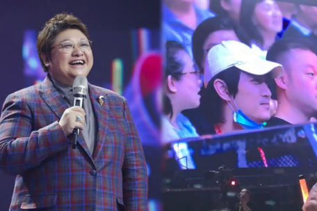 陈晓低调现身韩红演唱会 状态略沧桑