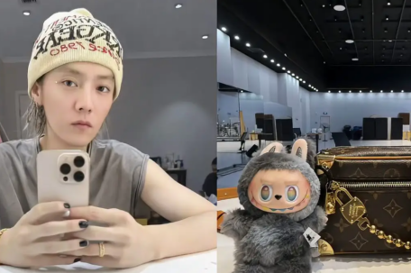 鹿晗有隐藏款Labubu
