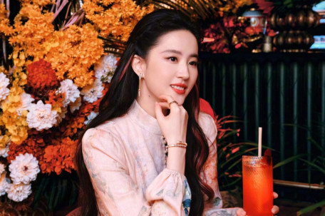 刘亦菲深夜聚餐后现身医院