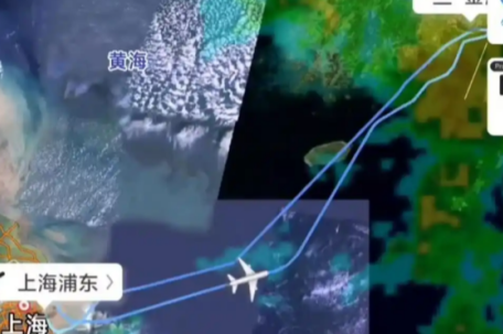 上海飞韩国一航班没降落连夜飞回国