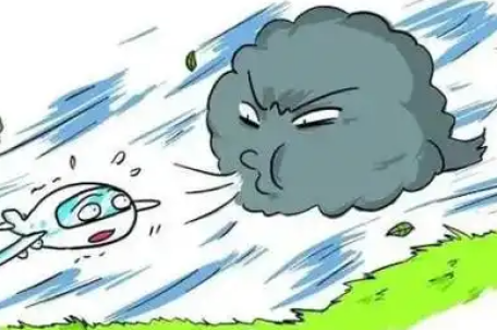 “我150斤被风带着跑”