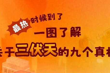 一图了解三伏天的9个真相