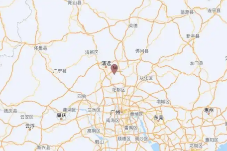 广东清远发生4.3级地震