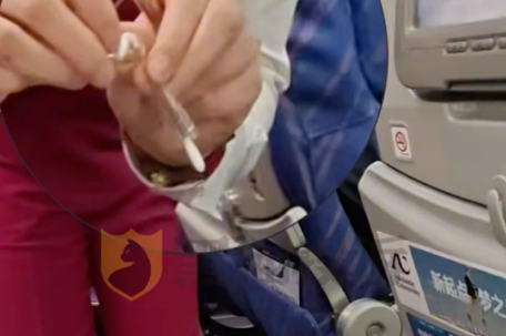 南航乘客遭废弃针头扎出血索赔遭拒