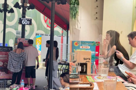 王思聪带女友在日本平价餐厅吃咖喱 