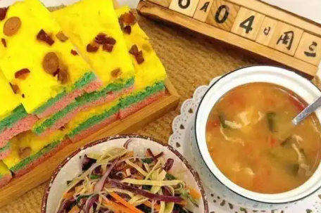 幼儿园用颜料做面点发朋友圈吸引家长