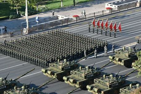 装备方队展示装备体系建设最新成果