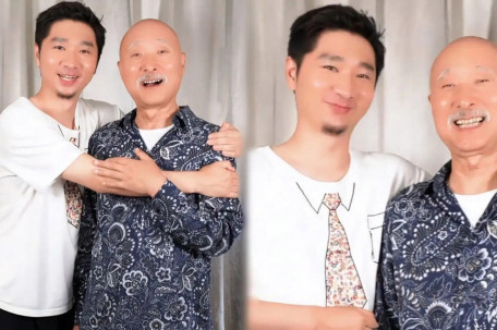 陈佩斯过父亲节 祖孙三代共用一张脸