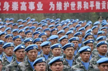 将安排执行过维和任务的部队参阅