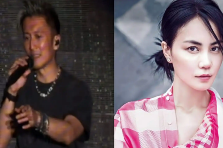 谢霆锋演唱会含泪唱与王菲定情曲