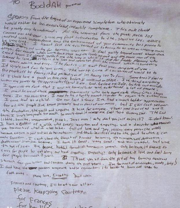 摇滚歌手科特&middot;柯本为什么会自杀 他自杀的原因背后真相是什么