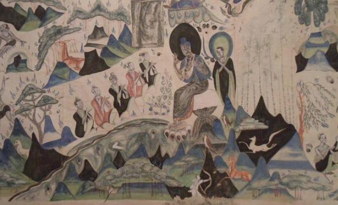 西魏时期的敦煌壁画,中国元素开始出现 西魏时期的敦煌壁画,中国元素开始出现