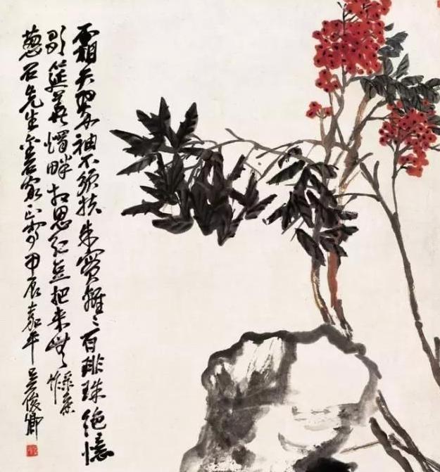 吴昌硕的作品有何特色？国画作品欣赏