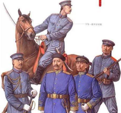 晚清的新军是什么样的？从其军装式样之新颖漂亮即可见一斑