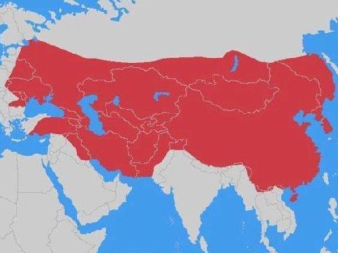 大蒙古国的疆域有多大 在政治,军事及文化的成果有哪些 大蒙古国的疆域有多大 在政治,军事及文化的成果有哪些