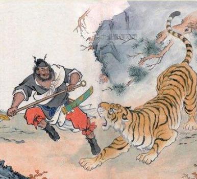 《水浒传》中黑旋风沂岭杀四虎简介