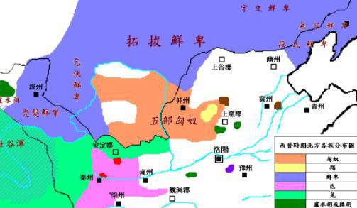 五胡乱华是哪五个民族？五胡乱华的过程及结局！