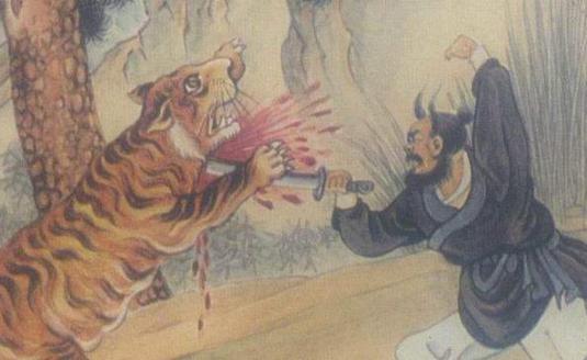 《水浒传》中黑旋风沂岭杀四虎简介